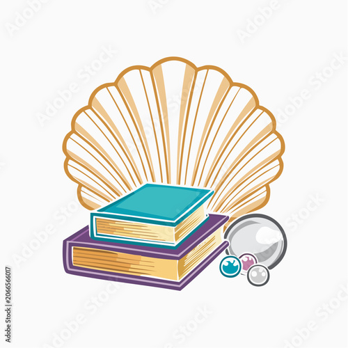 Books and Pearls in a Seashell