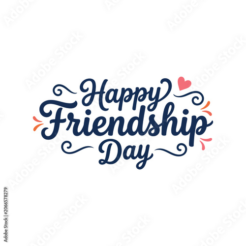 Friendship Day Celebration Typography