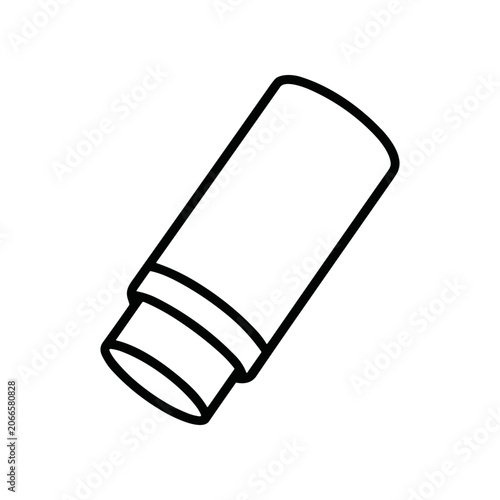 Simple black line art battery icon.