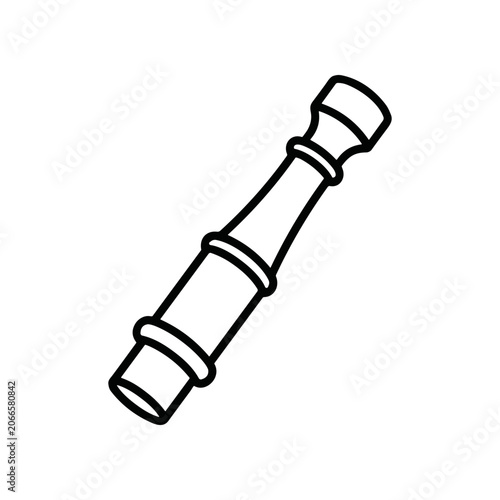 Detailed drawing of a chess piece.