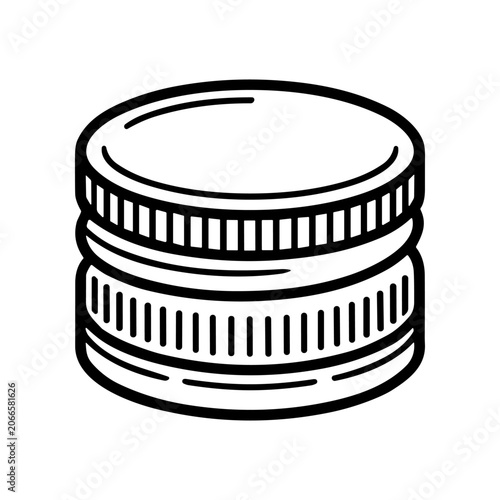 Fotografía Detailed illustration of a coin.