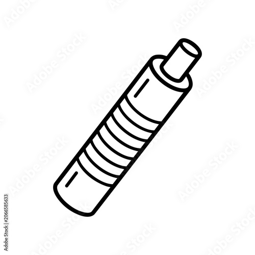 Detailed drawing of a lipstick.