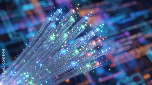 fiber optic background