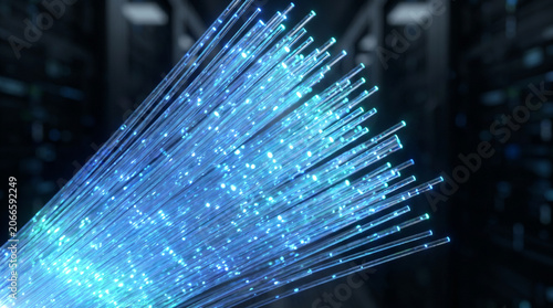 fiber optic background