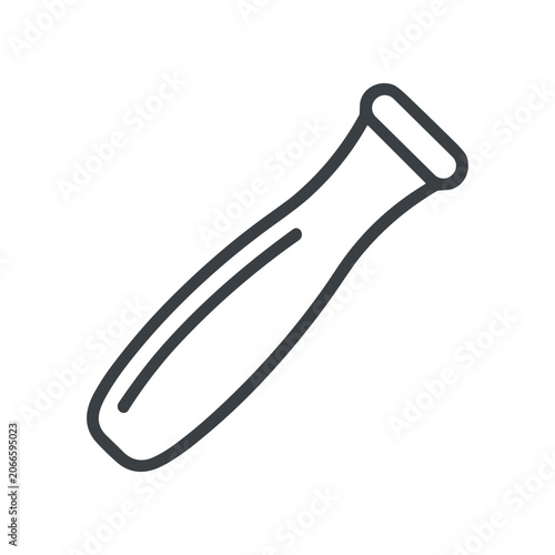 Simple line drawing of bottle.
