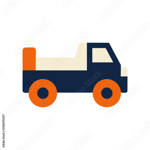 Colorful Toy Truck Vehicle.