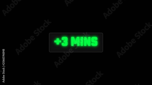 Soccer Injury Stoppage Time LED Board 3D Pop Animation