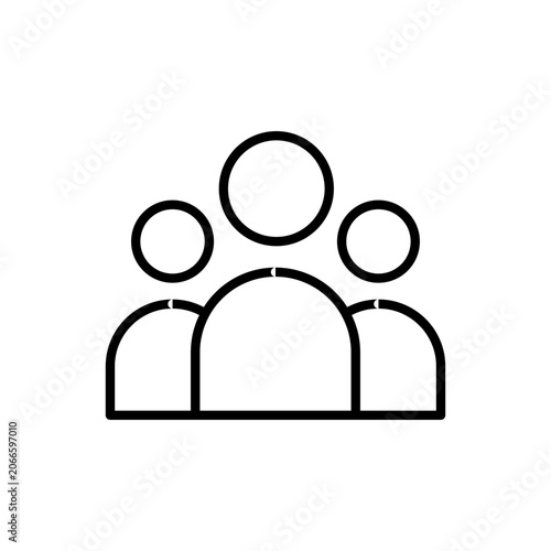 Corporate Business Team User Vector Icon
