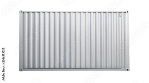 Quadro su tela Corrugated metal shipping container side panel