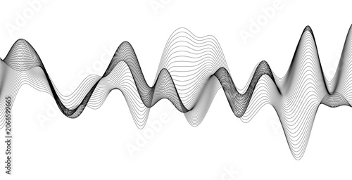 Fotografija Abstract background design with diagonal curve line pattern
