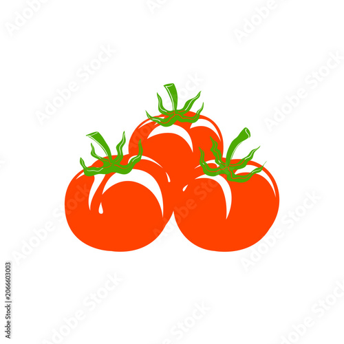 Tomatoes graphic vector illustration design