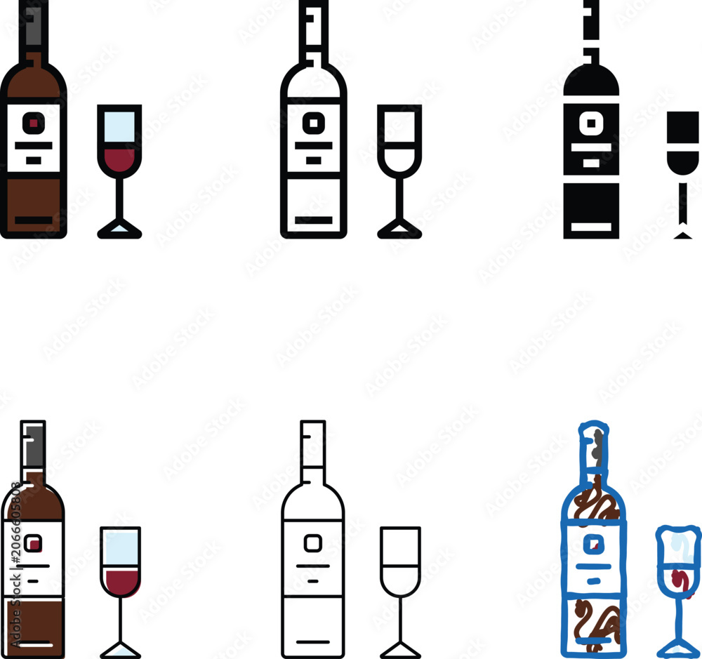 Fototapeta premium syrah red wine color icon vector. syrah red wine minimal sign. isolated symbol