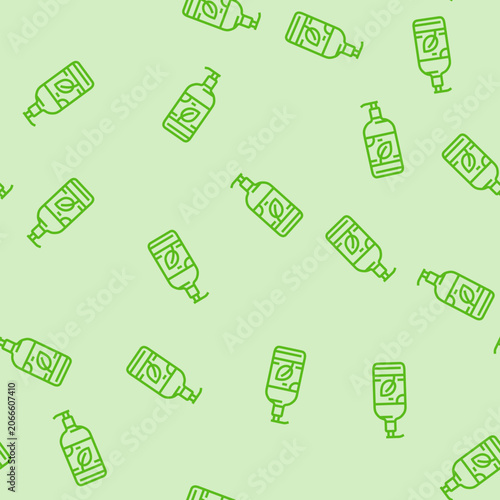 organic liquid soap bottle vector line seamless pattern organic liquid soap bottle sign illustration
