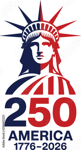 Patriotic American Large Event Banner Honoring the Historic 250th Anniversary of the United States with Independence Day, Happy 4th of July 2026 Banner for USA 250th Independence Day Celebration