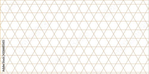 фотографія Beige hexagonal triangle grid seamless geometric tessellation abstract vector ba