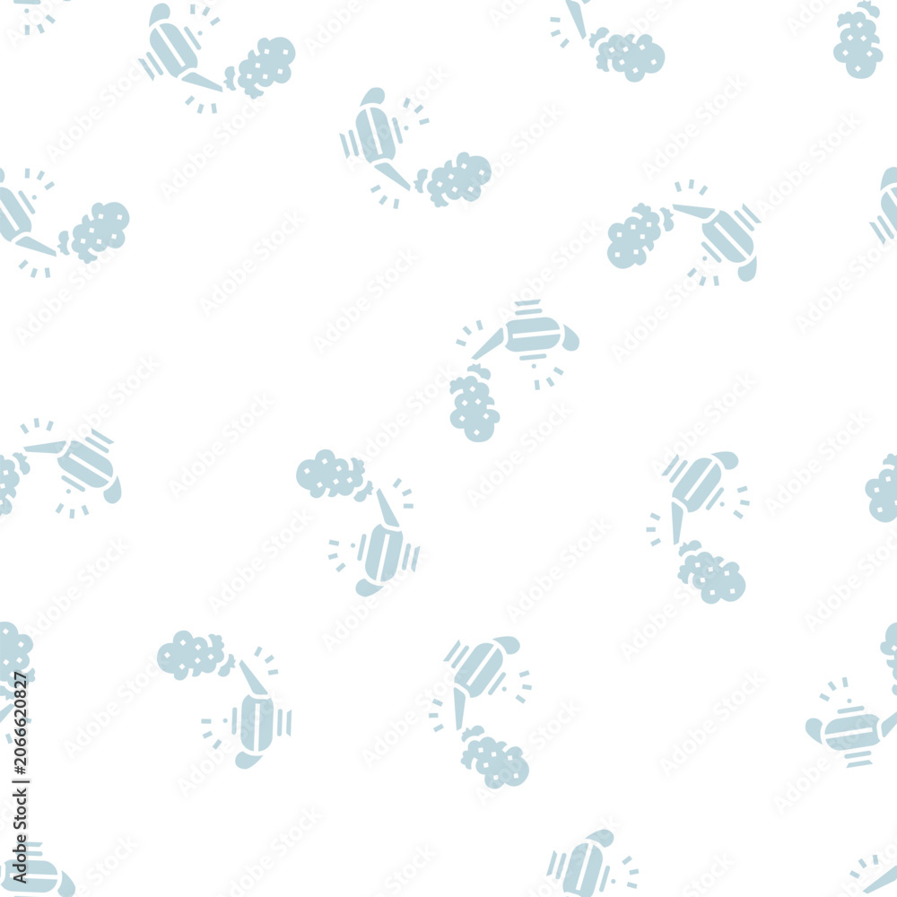 Naklejka premium djinn lamp vector glyph seamless pattern djinn lamp sign illustration