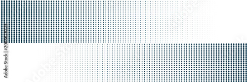 Bild auf Leinwand Abstract Halftone Dot Background Vector Dark Blue Gradient Dots Pattern Minimali