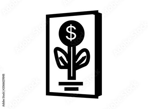 investment book representative for finance and business idea