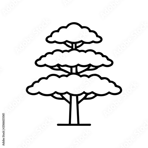 Detailed Illustration of a Tree.