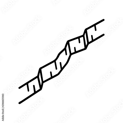 Detailed illustration of a zip line.