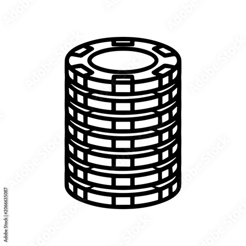 Detailed illustration of metal coil.
