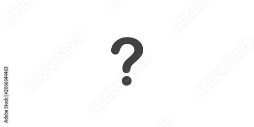 Foto Question Icon Vector flat design style