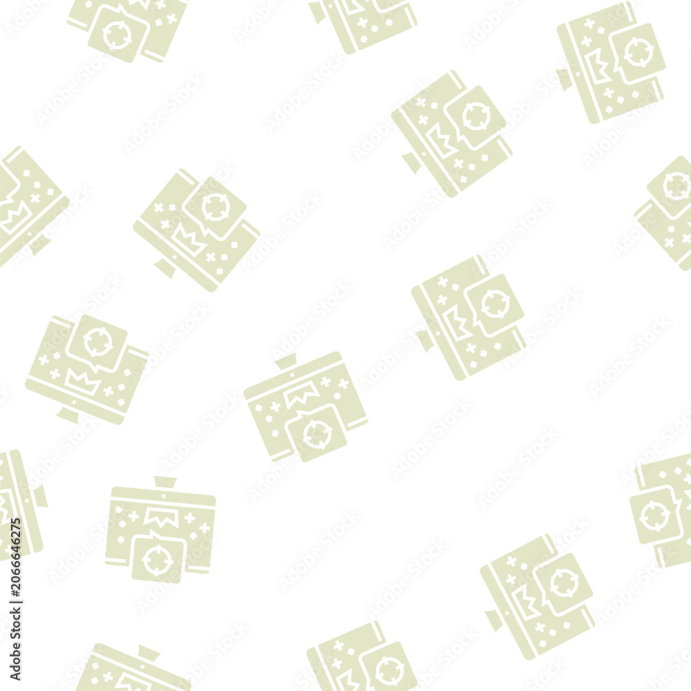 Fototapeta premium promotion to top vector glyph seamless pattern promotion to top sign illustration