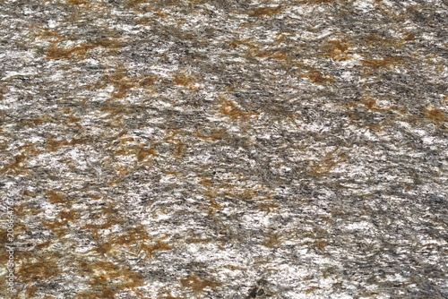 chalkboard-style design with silver and rust-colored tones