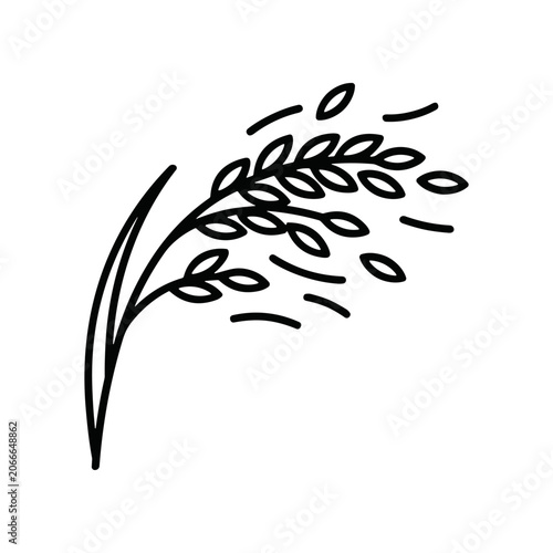 Wheat grain plant agricultural crop.