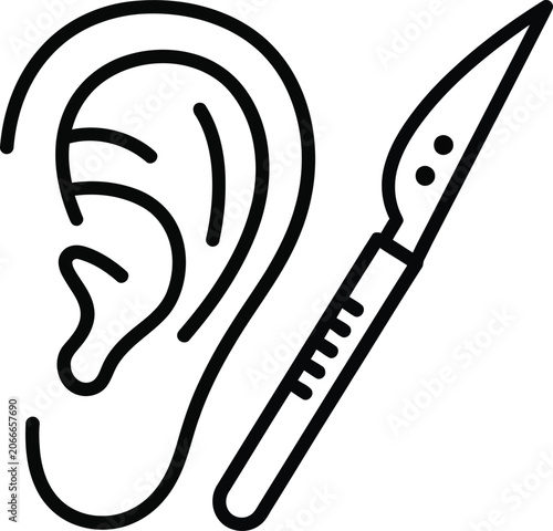 Ear Piercing Needle