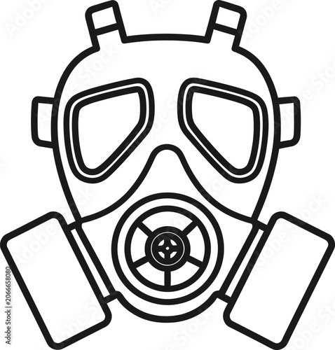 Gas Mask Protection Equipment