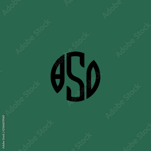 Monogram Logo Design Featuring Letters A S O.