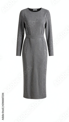 Headless female model wearing fashionable skirt set