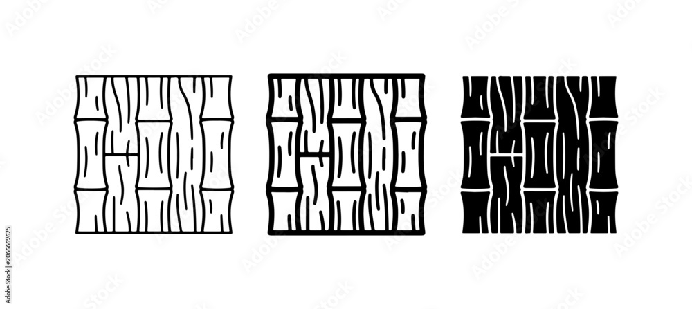 Φωτογραφία Bamboo Texture Patterns, Natural Wood Grain Vector Graphics, Organic Surface Des