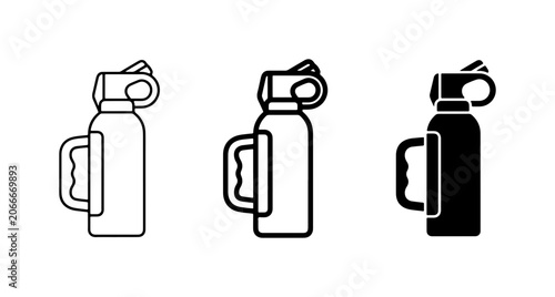 Photos Self Defense Spray Icon Set, Pepper Spray Vector Graphics, Personal Safety Tools