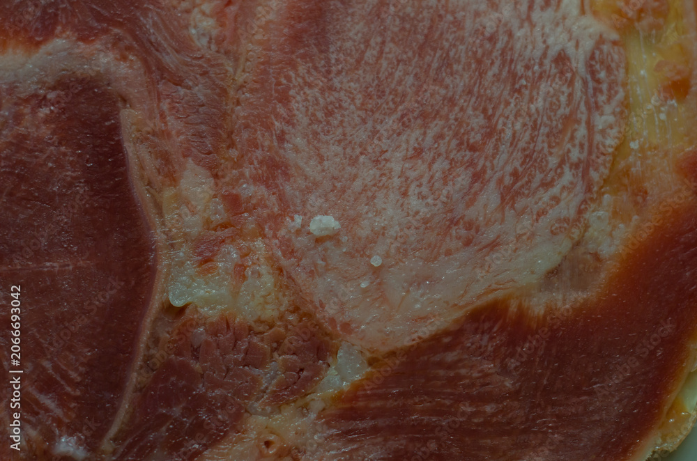 Fototapeta premium Close-up of golden-brown pastry with soft, flaky layers