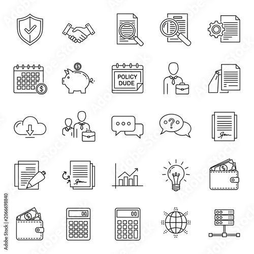 Financial and Business Icons