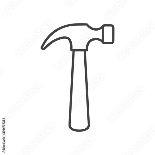 Принти на полотні Hammer Tool for Driving Nails.