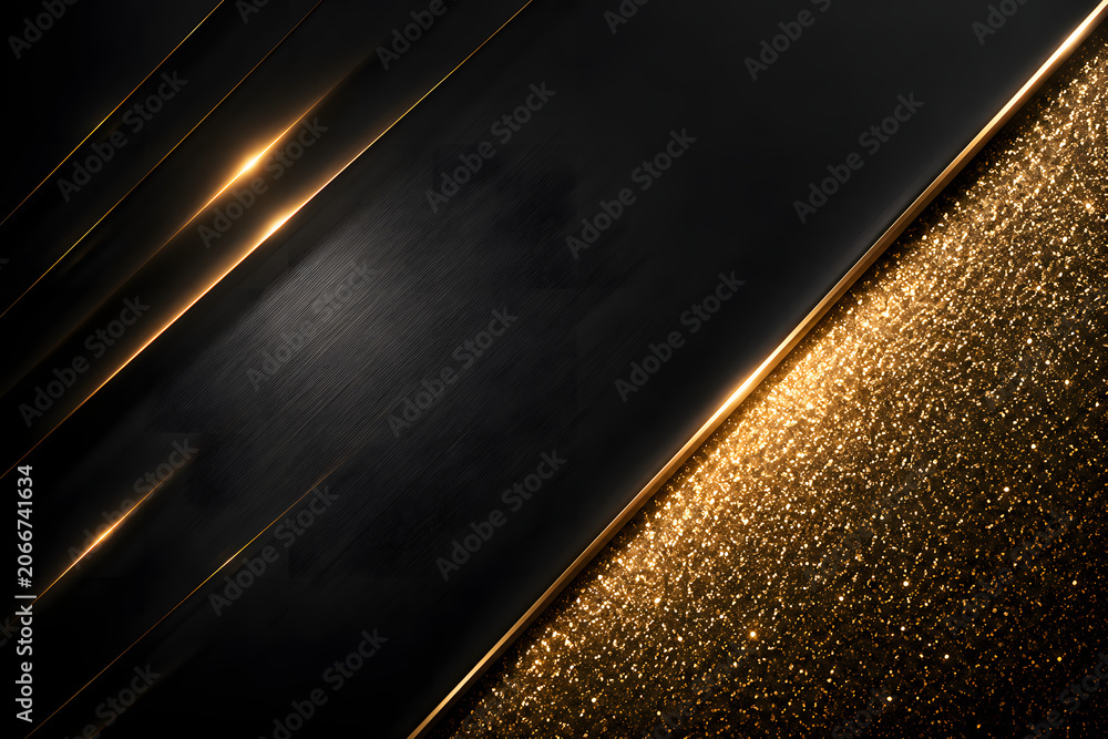 Fototapeta premium luxury background in black and golden