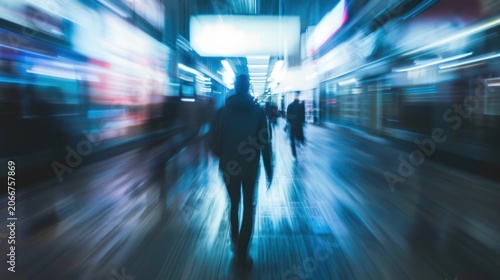 Urban night walk