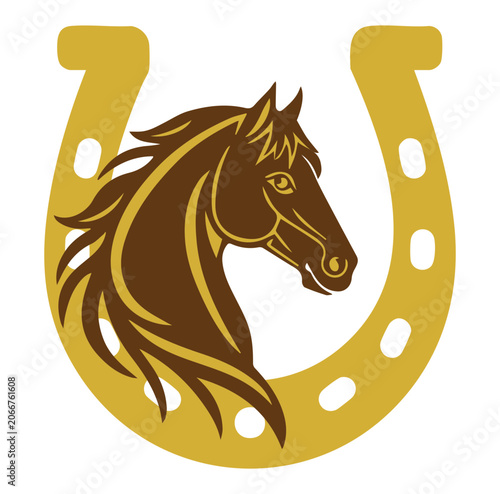 Horse Svg, Horse Head Cut File, Cowboy Design, Cowgirl Clipart, Horseshoe Svg, Horse Cricut.