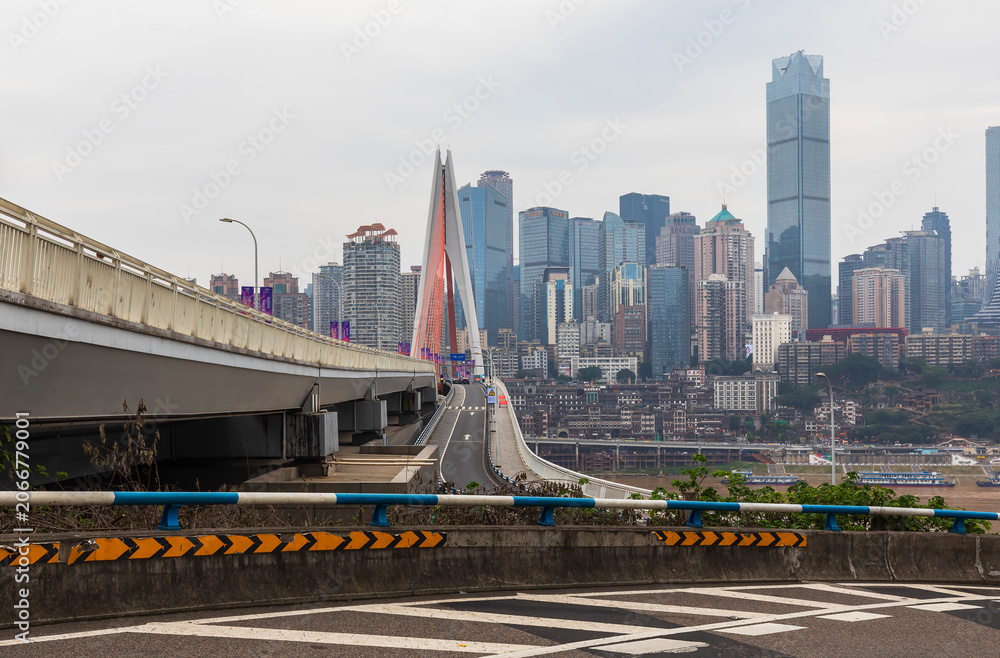 Fototapeta premium Chongqing , China - June 07, 2026: Chongqing city during the day