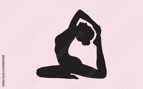 Mindfulness Meditation and Wellness Yoga Graphic