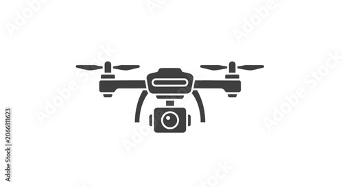 Drone with camera attached below.