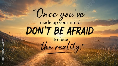 Positive Mindset Inspirational Quote Design with Abstract Blurred Backdrop and Retro Style