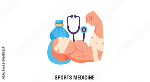 Sports medicine healthcare athletic training.