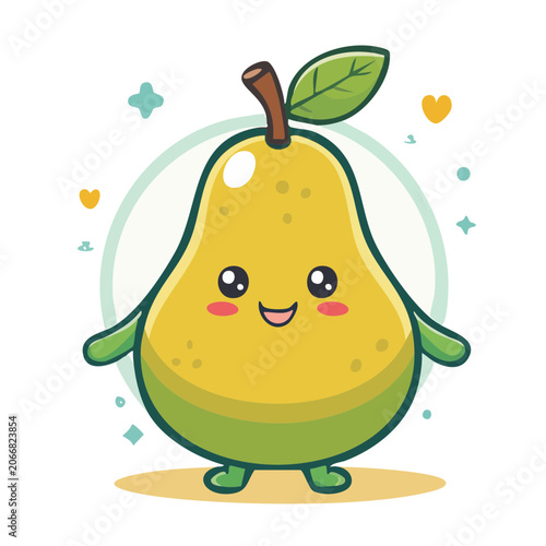 Cartoon turtle with butterfly and flowers