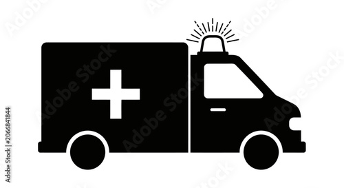 Ambulance Emergency Medical Service Vehicle Icon