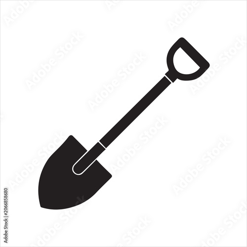 shovel icon vector illustration.