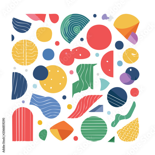 Abstract Shapes Vector Design